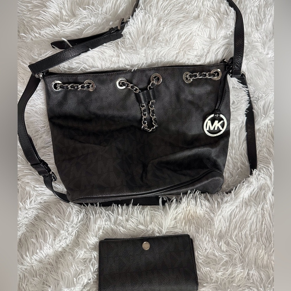 Michael Kors handbag with matching wallet
